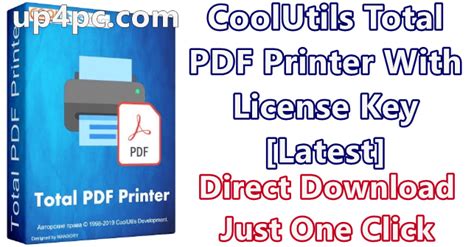 CoolUtils Total PDF Printer Crack 4.1.0.41 With License Key Download 